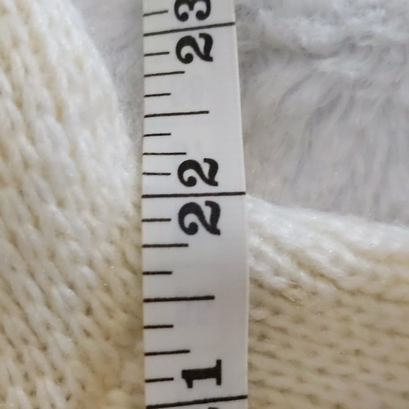 Joe Fresh|NWT White Crew Neck Sweater Acrylic Blend With Some Recycled Materials - Picture 8 of 14